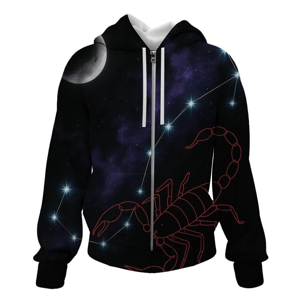 Scorpio Eclipse Venom Constellation lightweight hoodies