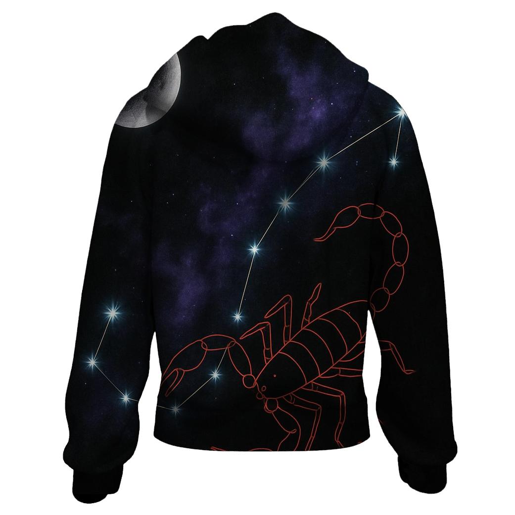 Scorpio Eclipse Venom Constellation lightweight hoodies