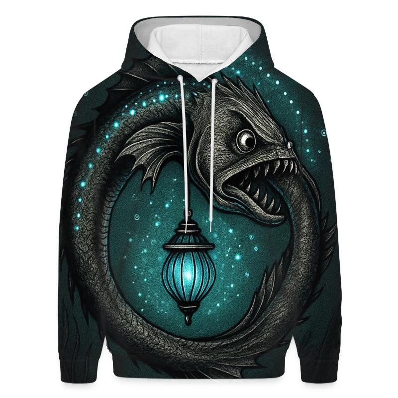 Deep Sea Lantern Ouroboros lightweight hoodies