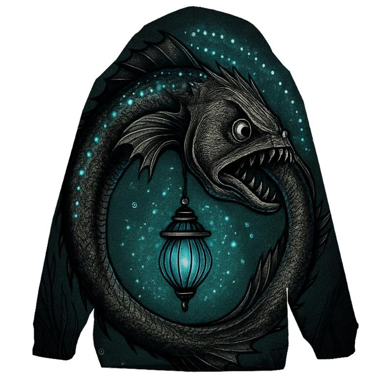 Deep Sea Lantern Ouroboros lightweight hoodies