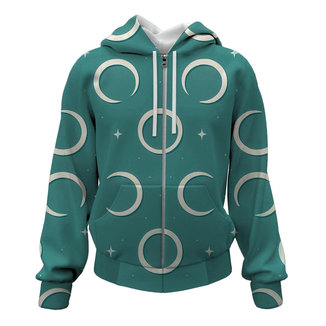 Gravitational Lens Arc Lattice pullover hoodies