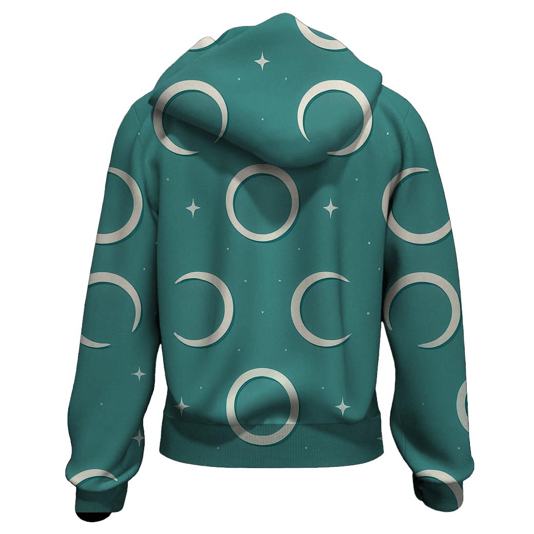 Gravitational Lens Arc Lattice pullover hoodies