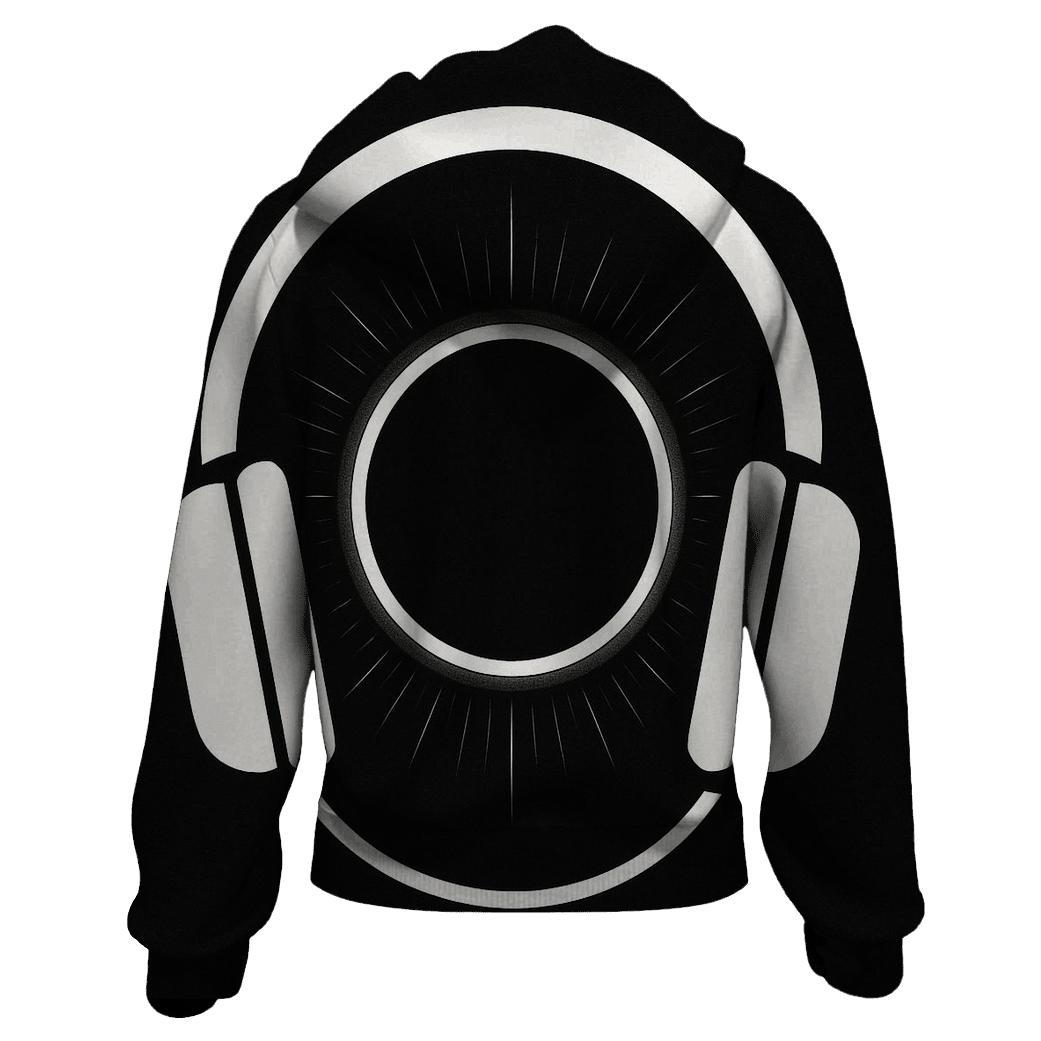 Monochrome Headphone Eclipse hoodie styles