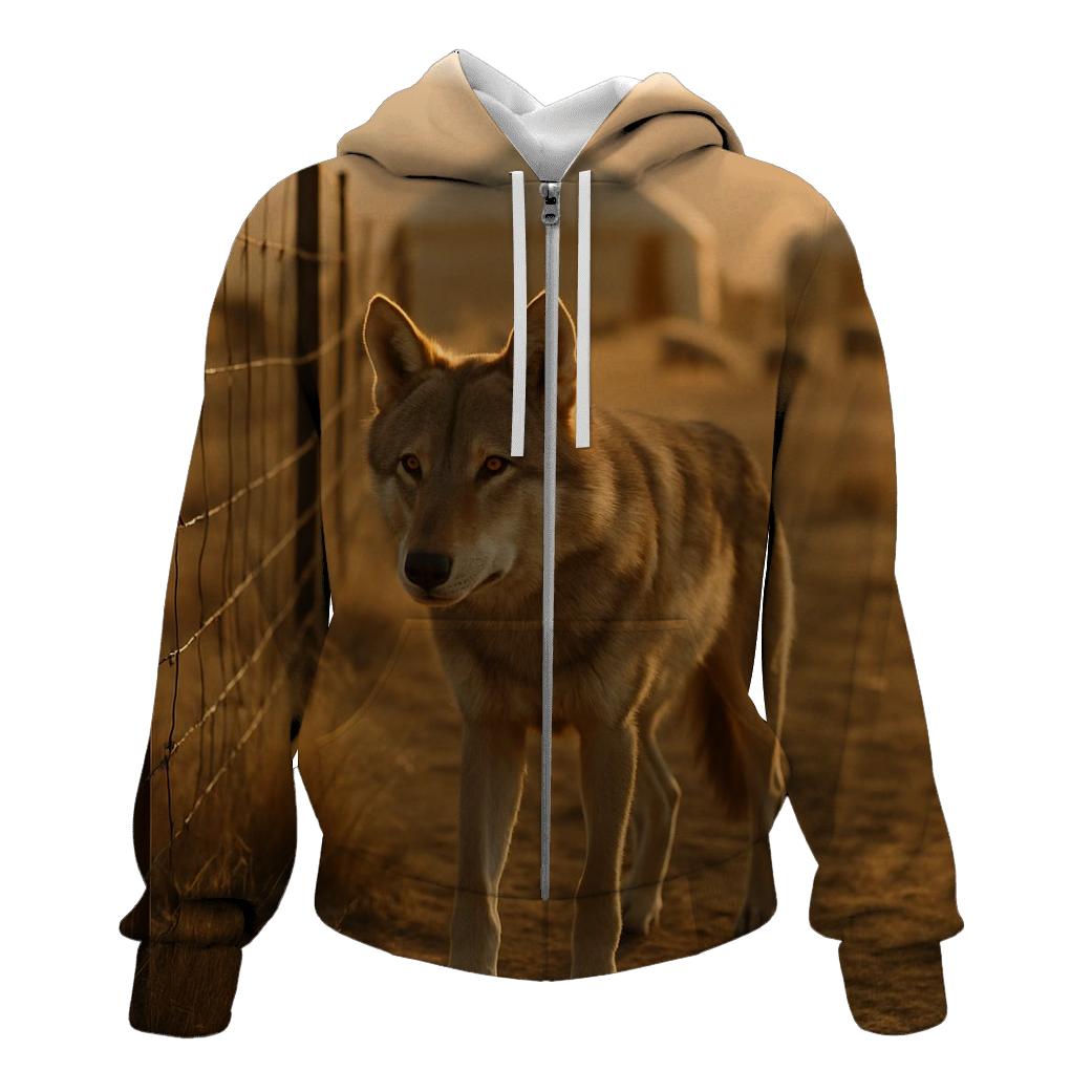 Steppe Wolf And Nomad Fence Line premium hoodies