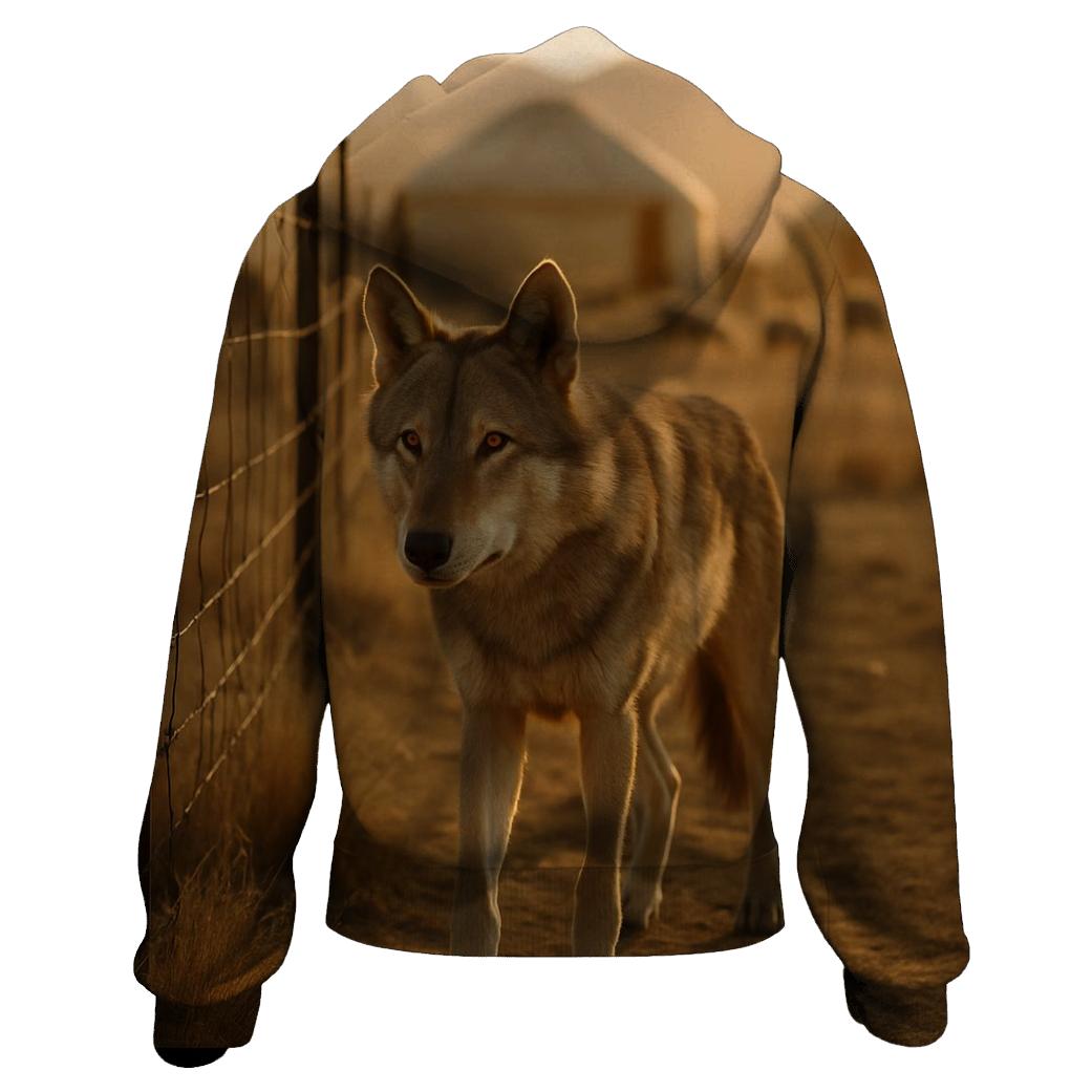 Steppe Wolf And Nomad Fence Line premium hoodies