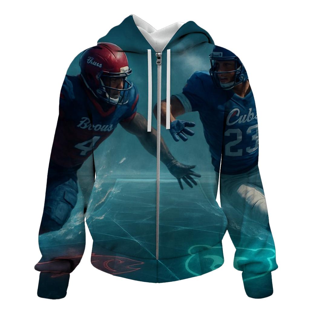 Ice Lake Gridiron Rivalry pullover hoodies