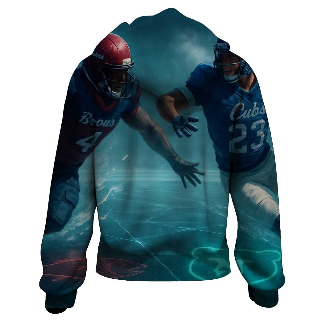 Ice Lake Gridiron Rivalry pullover hoodies