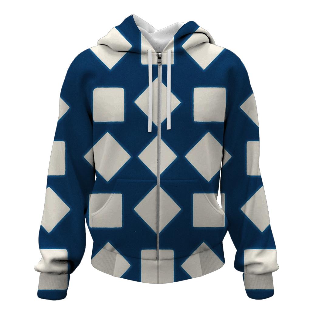 Itajime Star Map Clamp Grid graphic hoodies