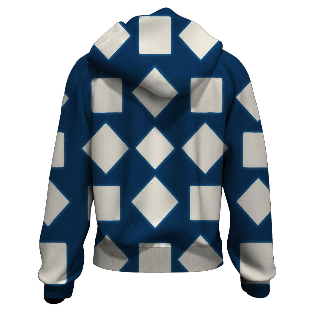 Itajime Star Map Clamp Grid graphic hoodies