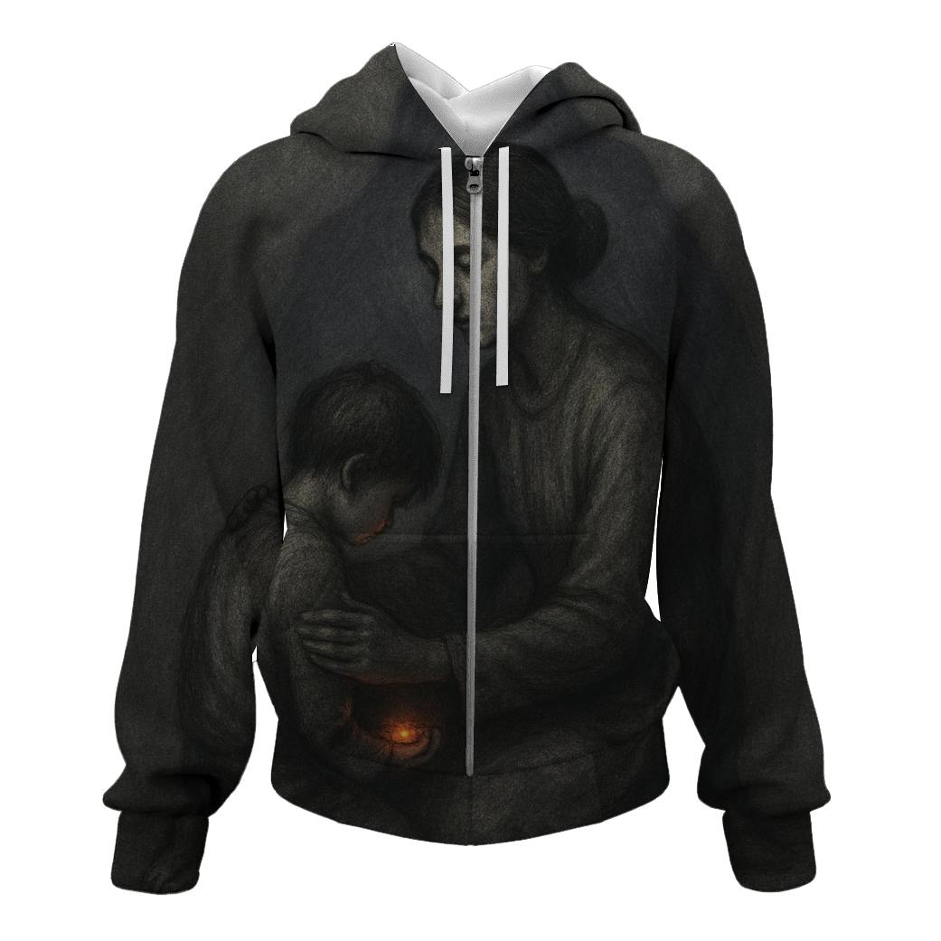 Her Quiet Courage The Strength That Holds A Child Together custom hoodies