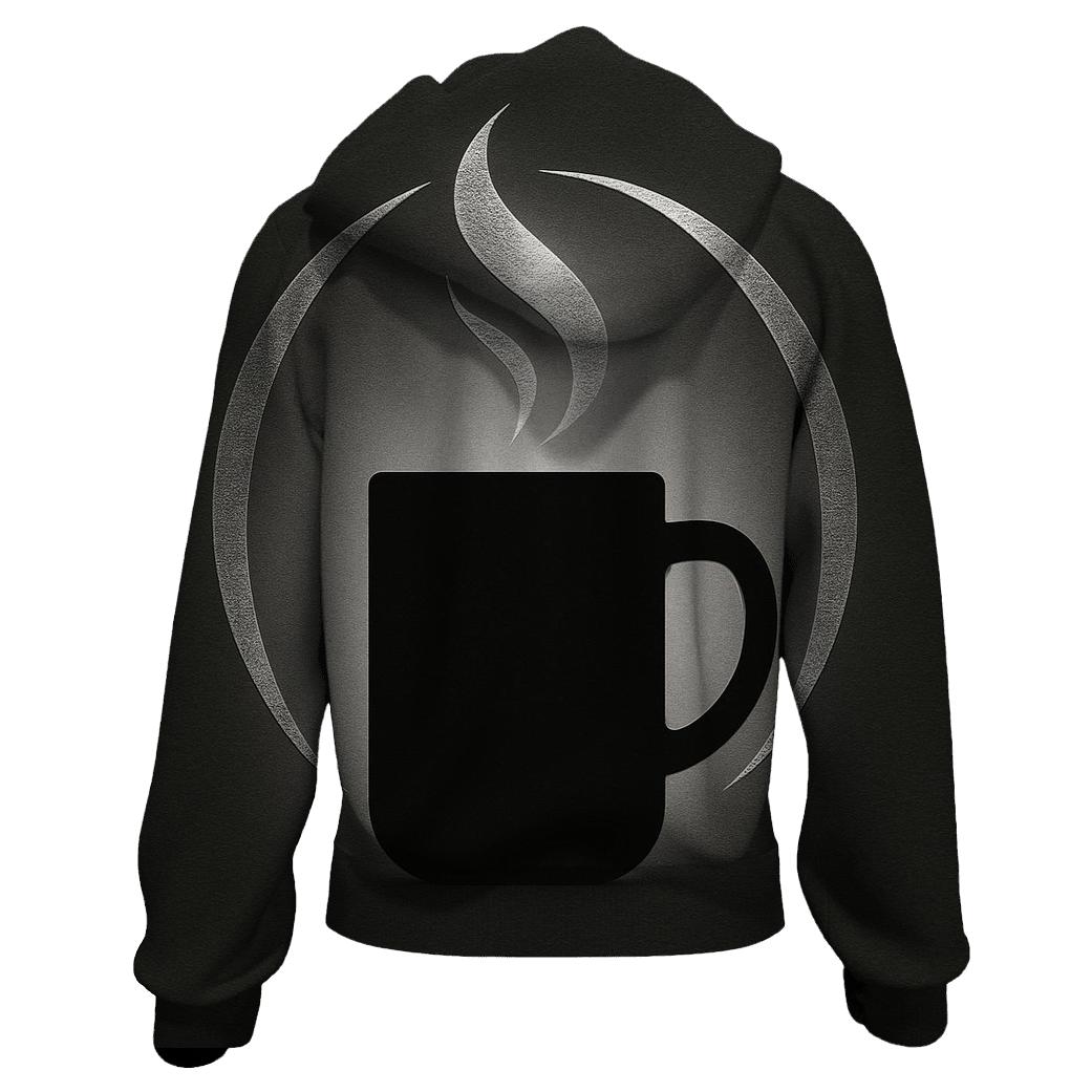 Steam Ribbon Halo printed hoodies