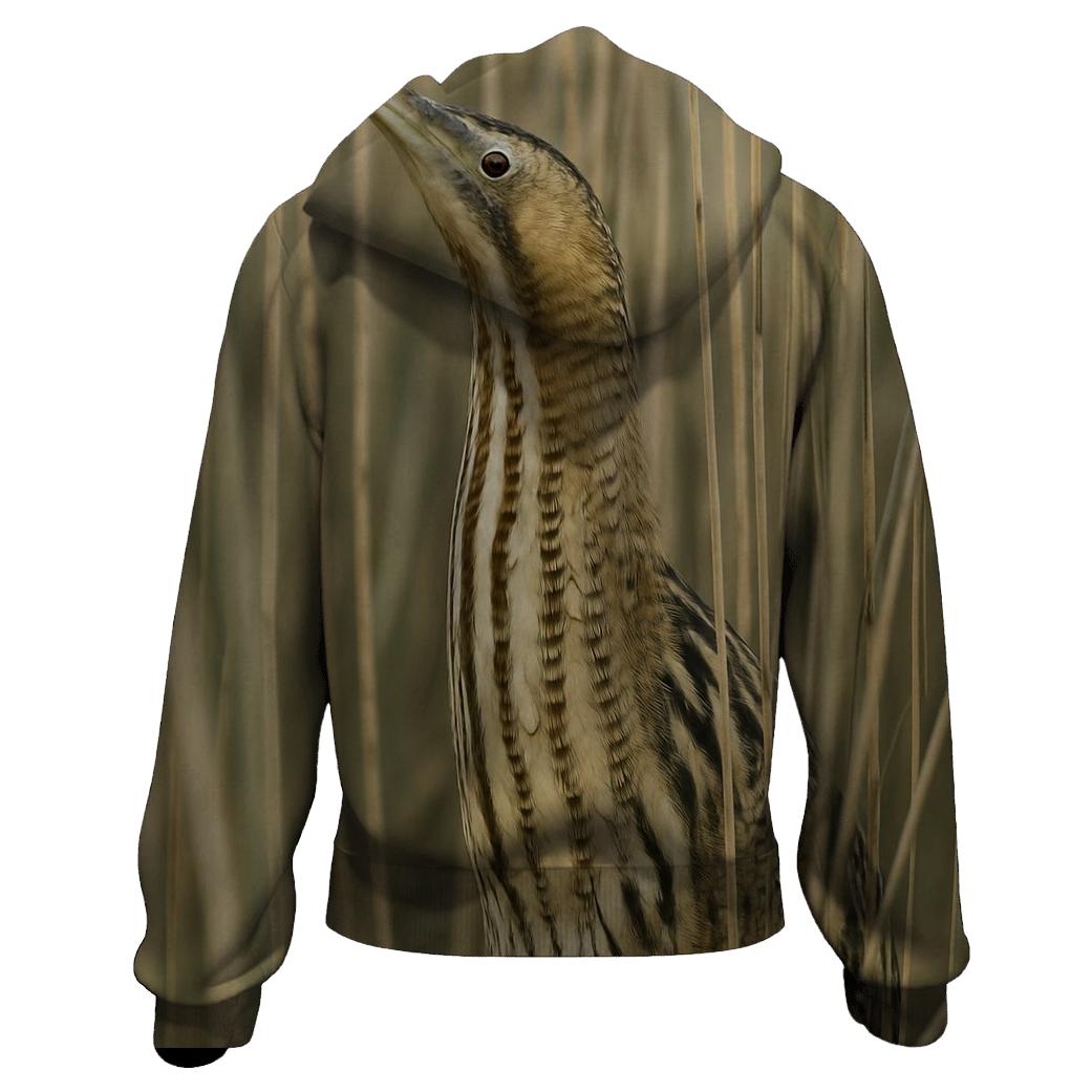 Reedbed Thread Eurasian Bittern graphic hoodies