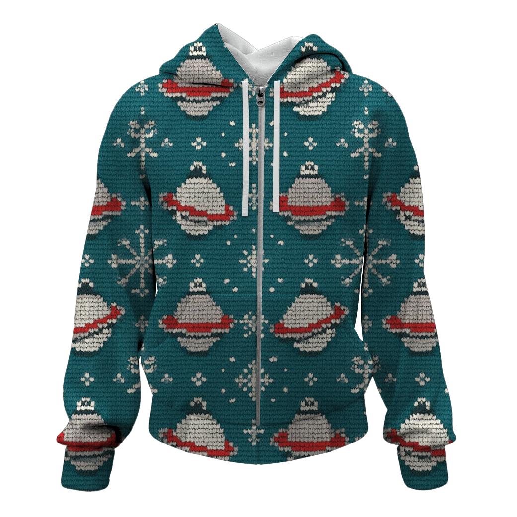Ornament Planet Carousel Tile Design heavyweight hoodies