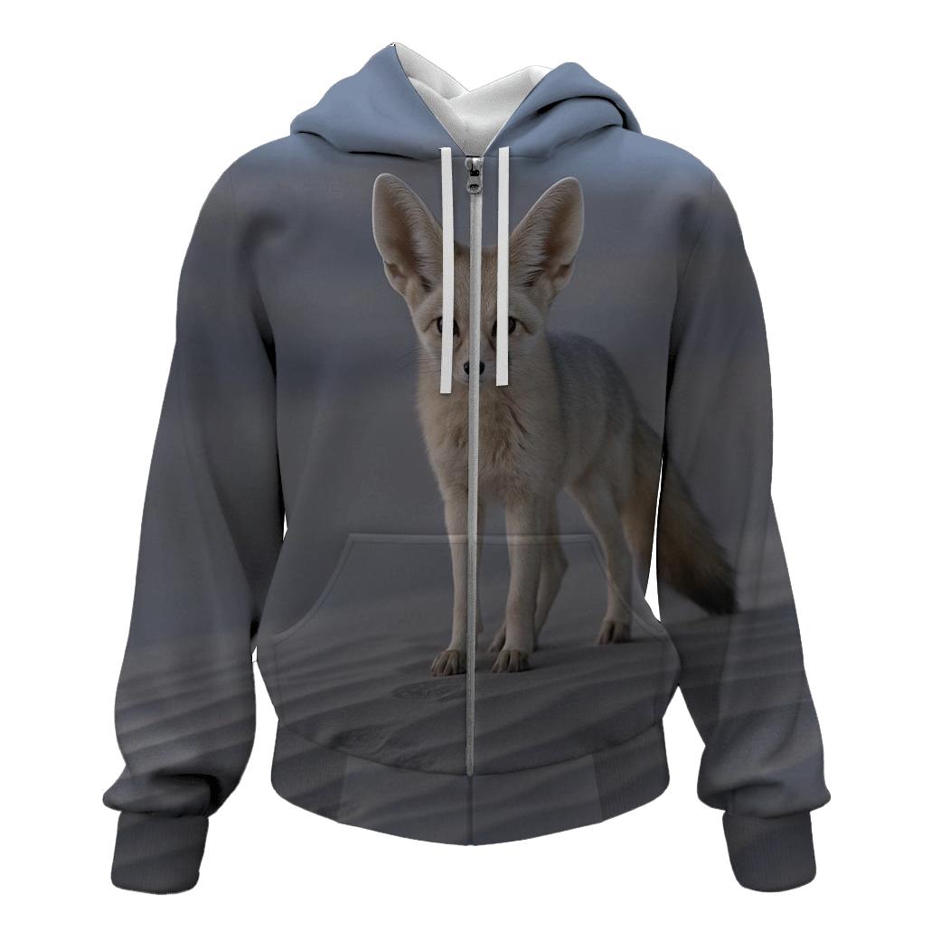 Dune Edge Vigil Fennec Fox printed hoodies