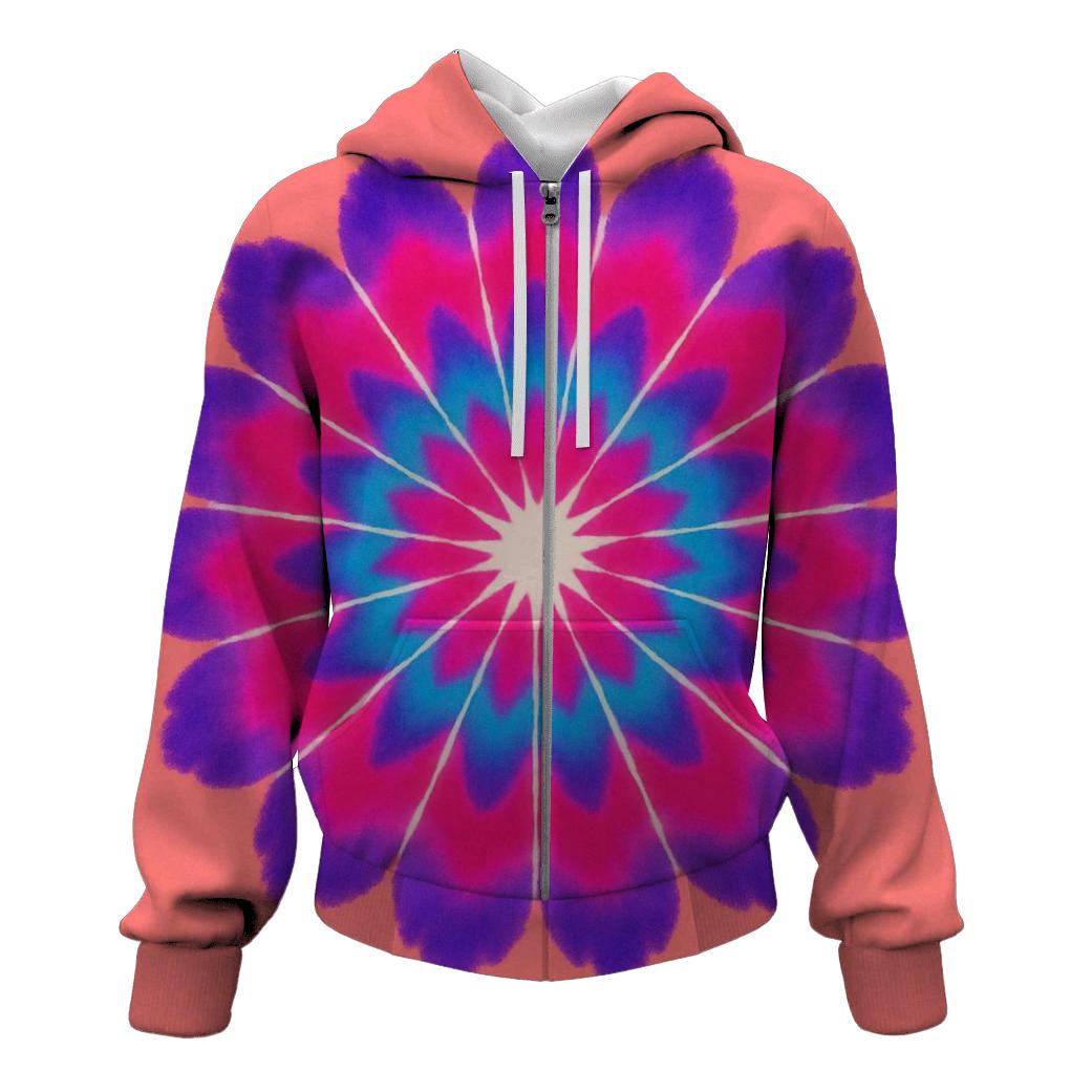 Mandala Sunburst Supernova Bloom lightweight hoodies