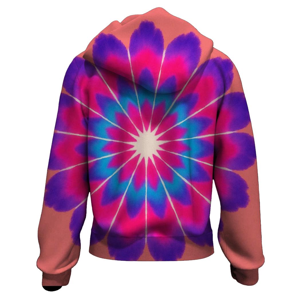 Mandala Sunburst Supernova Bloom lightweight hoodies