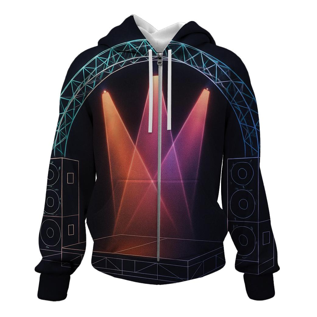 Festival Stage Wireframe hoodie trends