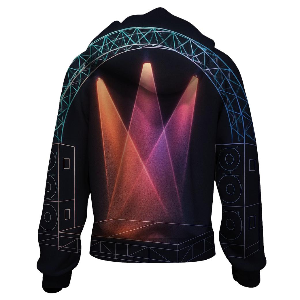 Festival Stage Wireframe hoodie trends