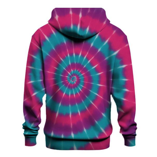 Nebula Spiral Overdye Whirlpool embroidered hoodies