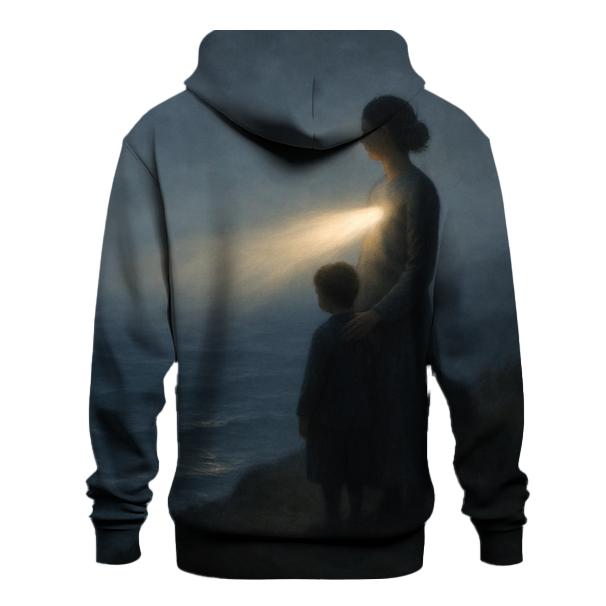 A Lighthouse Within Her A Mothers Guidance Through Every Storm lightweight hoodies