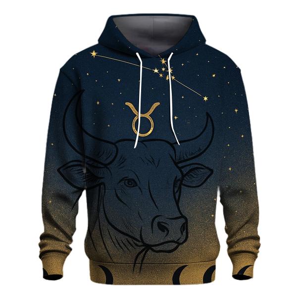 Taurus Golden Bull And Hyades Cluster pullover hoodies