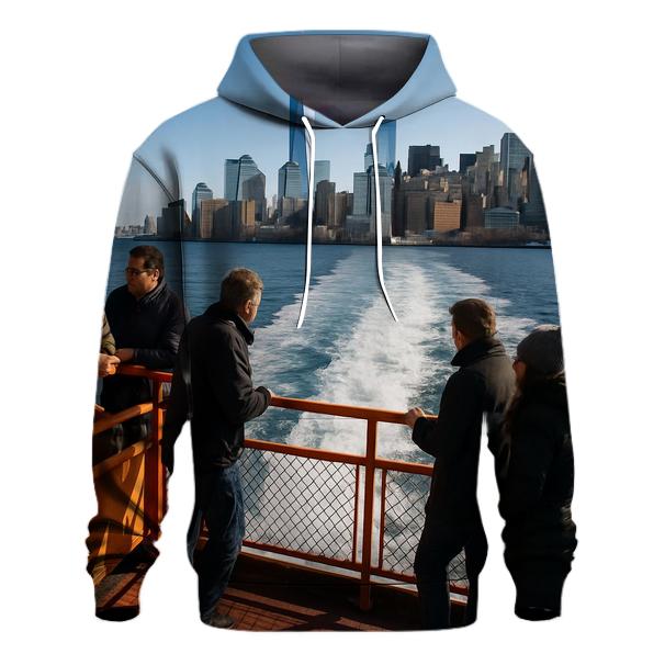 Staten Island Ferry Wake With Financial District Rising hoodies fashion