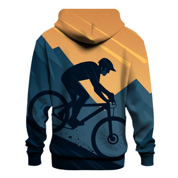 Meteor Shower Mountain Biking zip-up hoodies