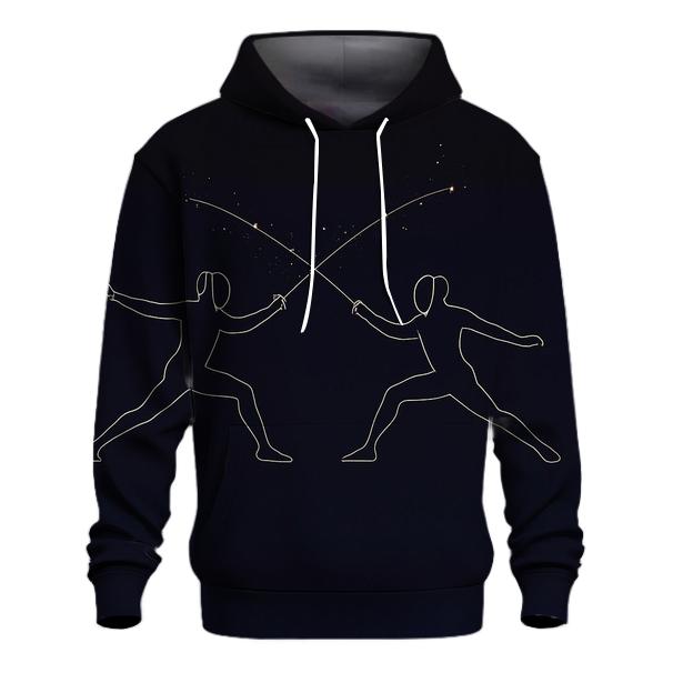 Starlight Saber Fencing Duel premium hoodies