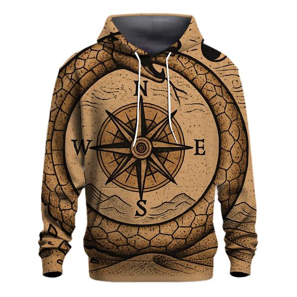 Desert Compass Ouroboros designer hoodies