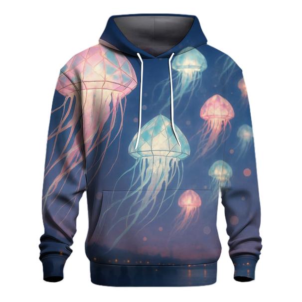 Crystal Jellyfish Lantern Parade custom hoodies