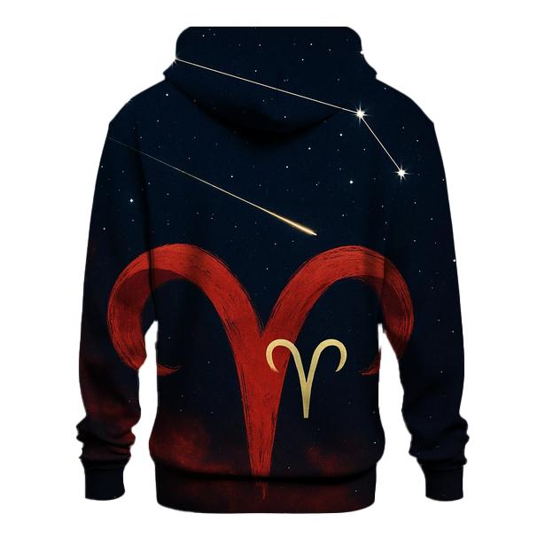 Aries Meteor Spark Ram Sigil zip-up hoodies