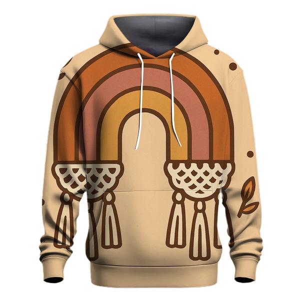 Bohemian Macrame Rainbow Arches hoodie trends
