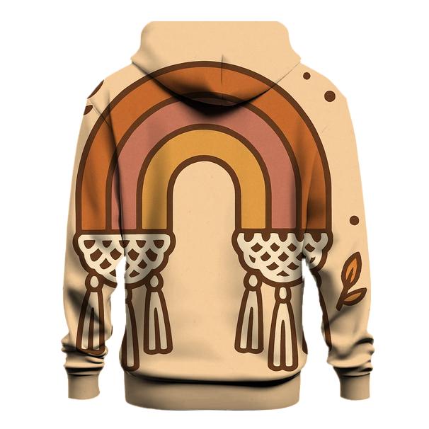 Bohemian Macrame Rainbow Arches hoodie trends