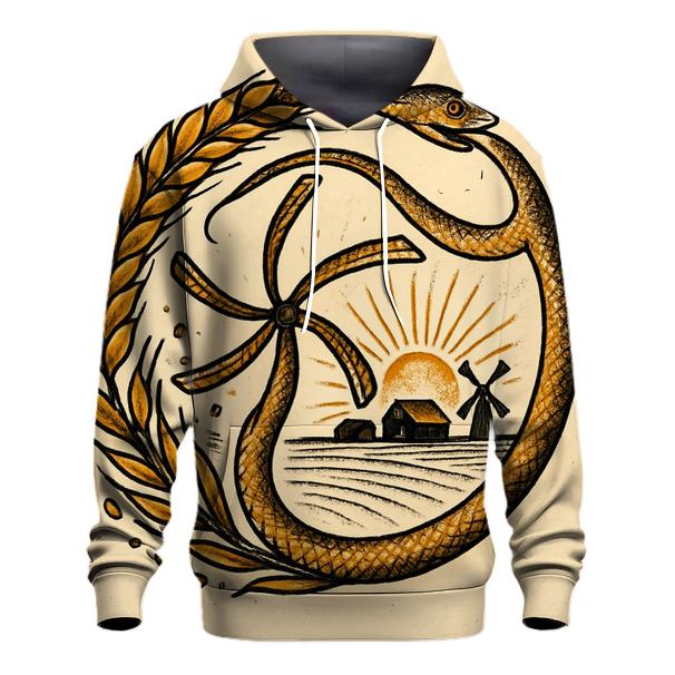 Windmill Grain Ouroboros premium hoodies