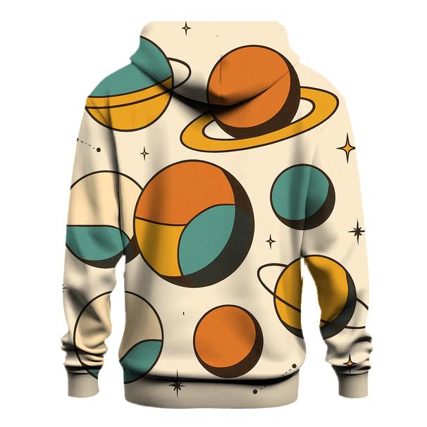 Mid Century Space Age Orbs custom hoodies