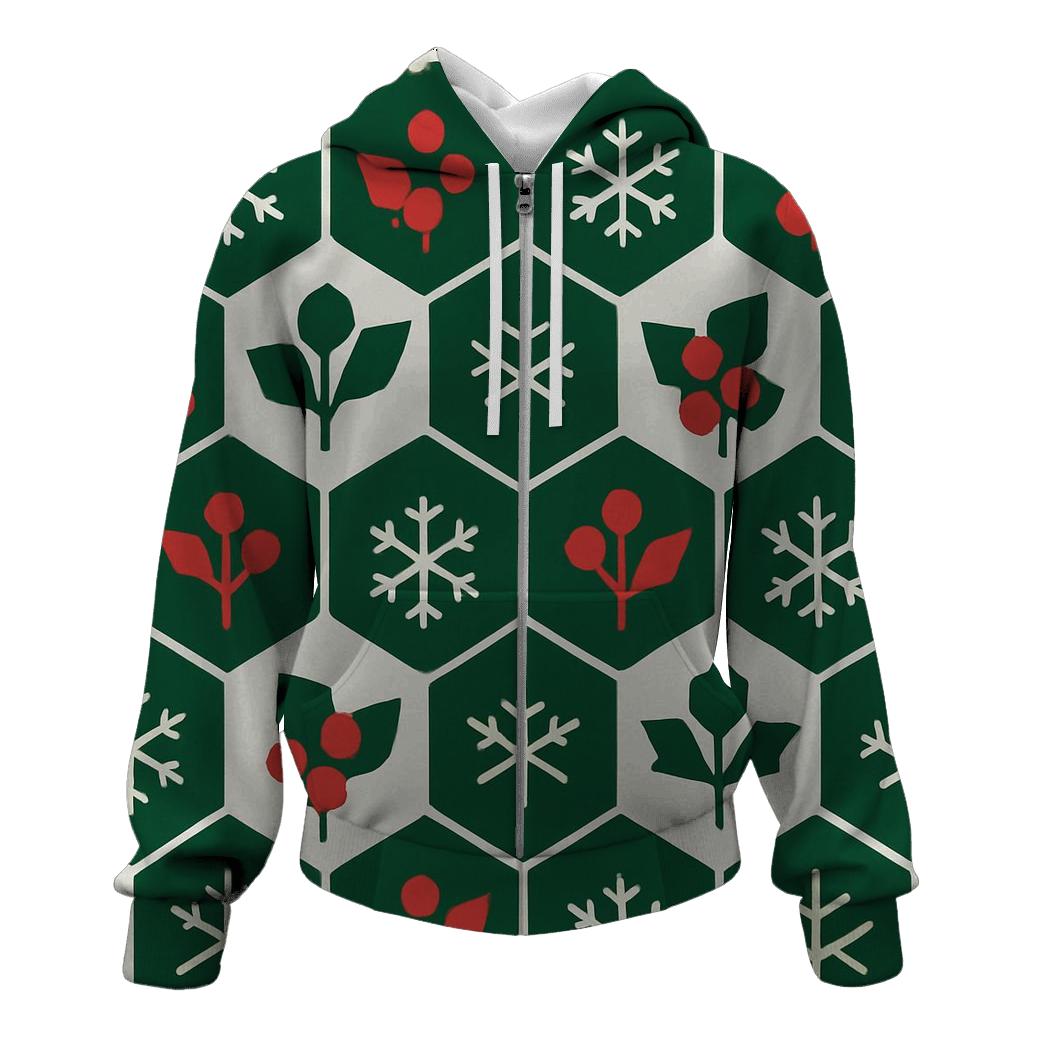 Holly Hexagon Snowfield heavyweight hoodies