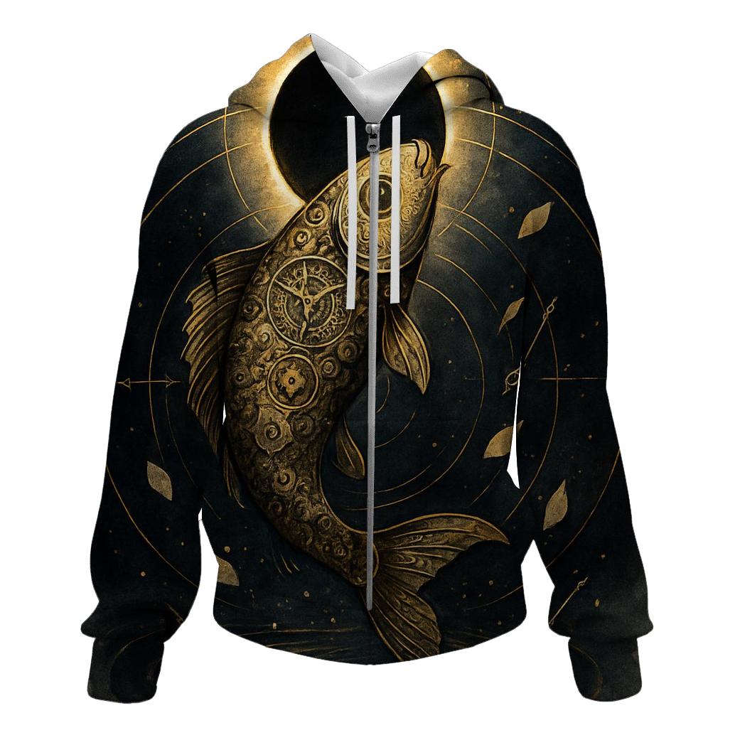 Clockwork Koi Eclipse hoodie designs