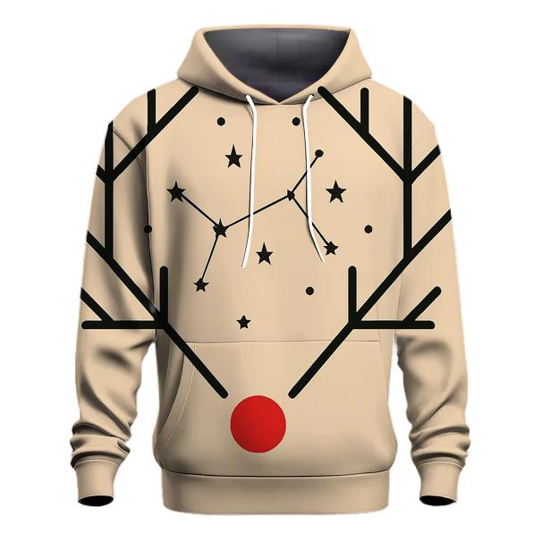 Reindeer Antler Star Map hoodie styles
