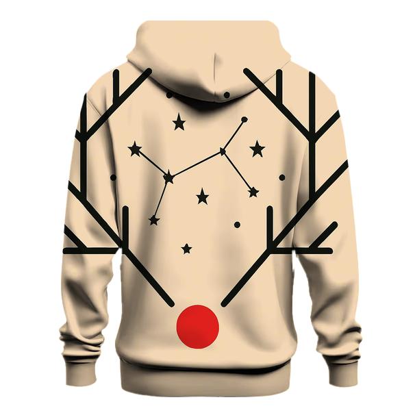 Reindeer Antler Star Map hoodie styles