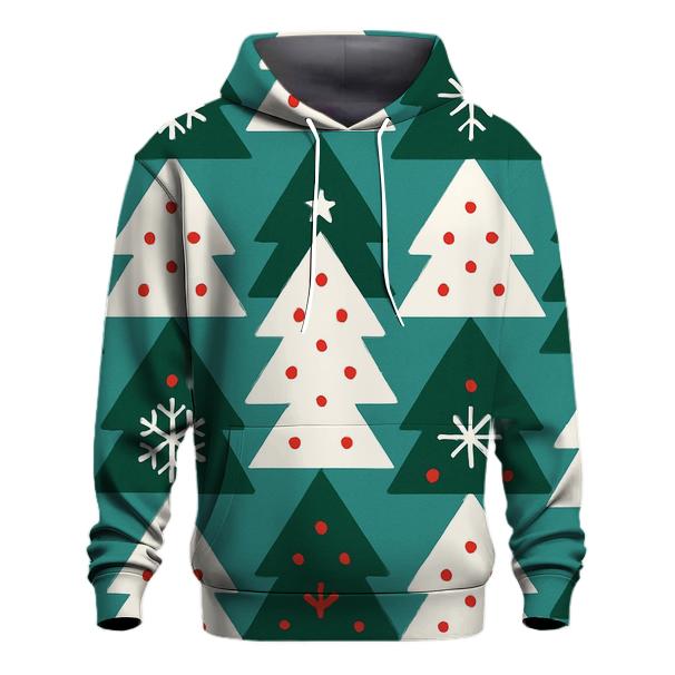 Snowy Tree Tessellation Parade graphic hoodies