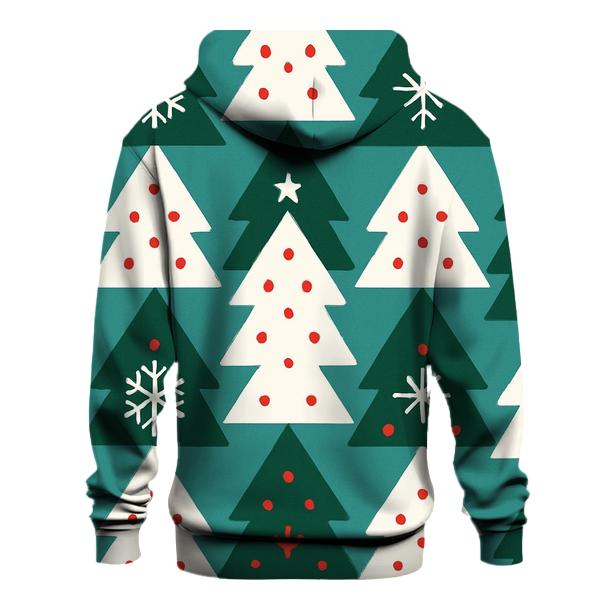 Snowy Tree Tessellation Parade graphic hoodies
