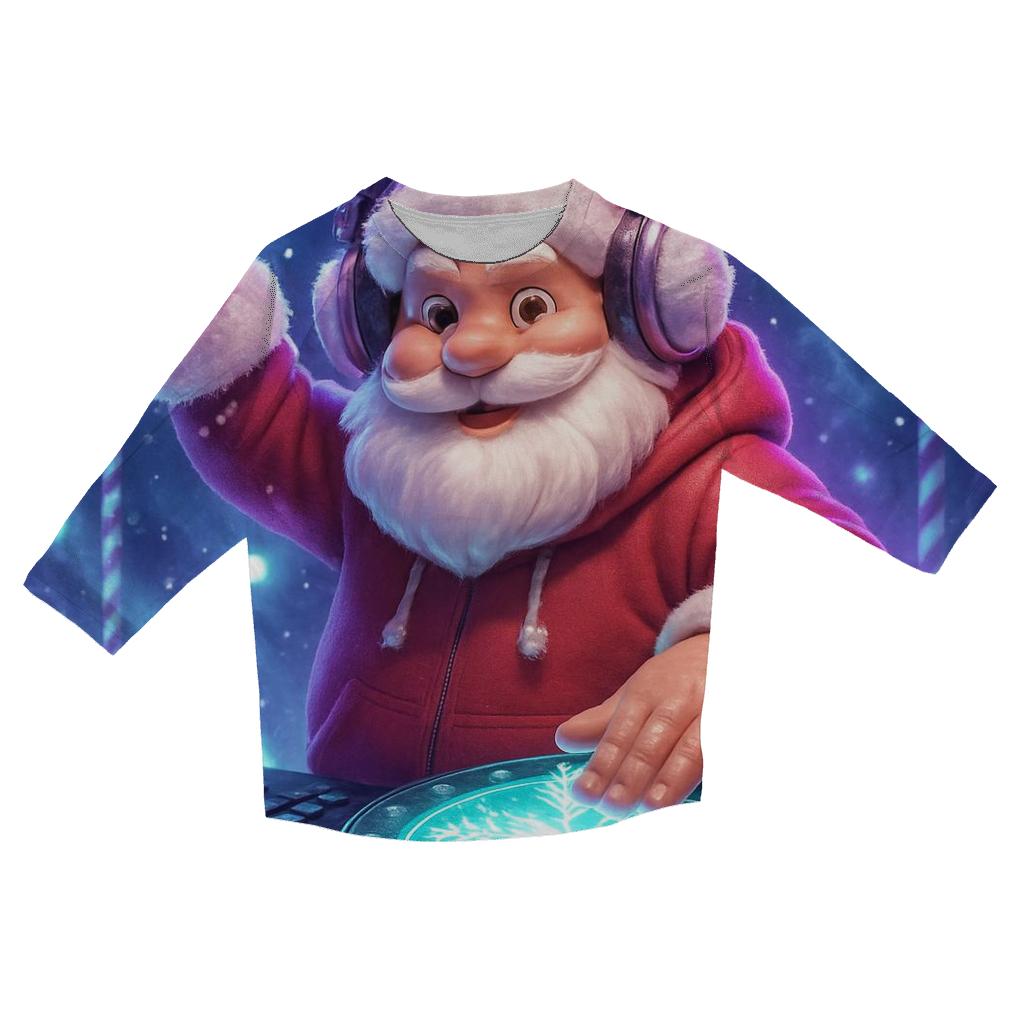 Santa DJ Blizzard Drop designer 3/4 sleeve blouses