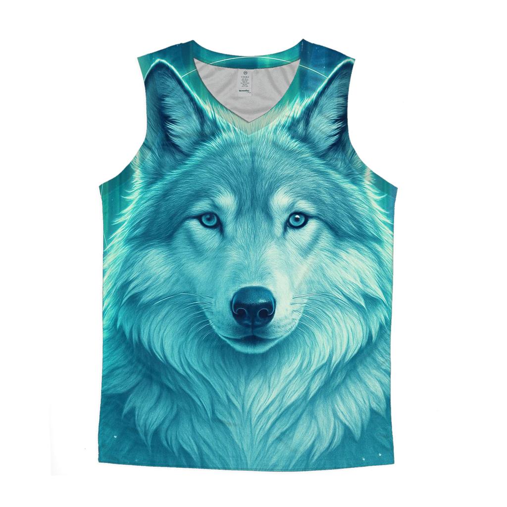 Aurora Sentinel Wolf stylish racerback tanks