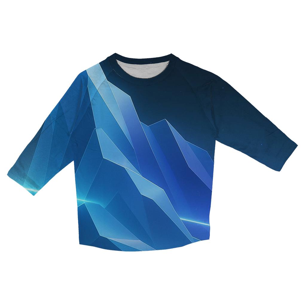 Glacier Neon Meridian personalized 3/4 sleeve tees