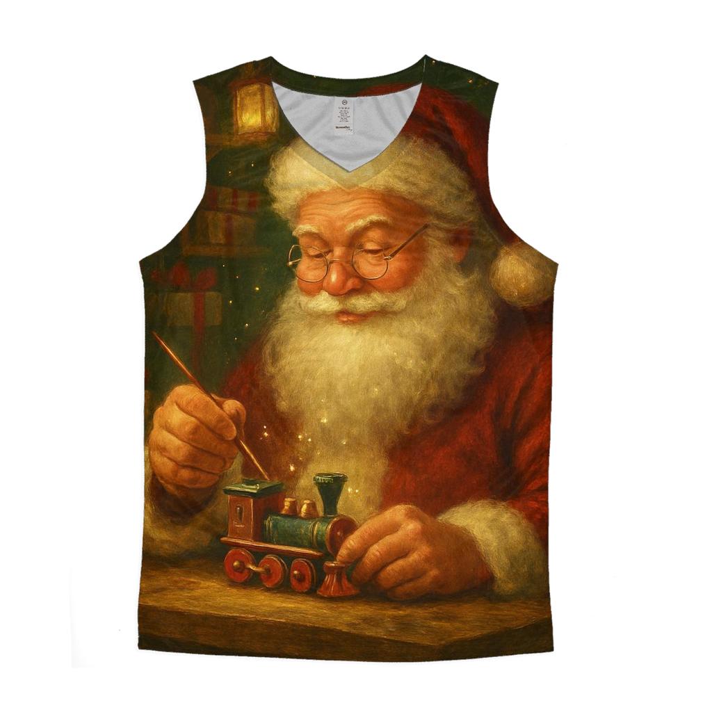 North Pole Workshop Lantern Glow sports performance tank tops
