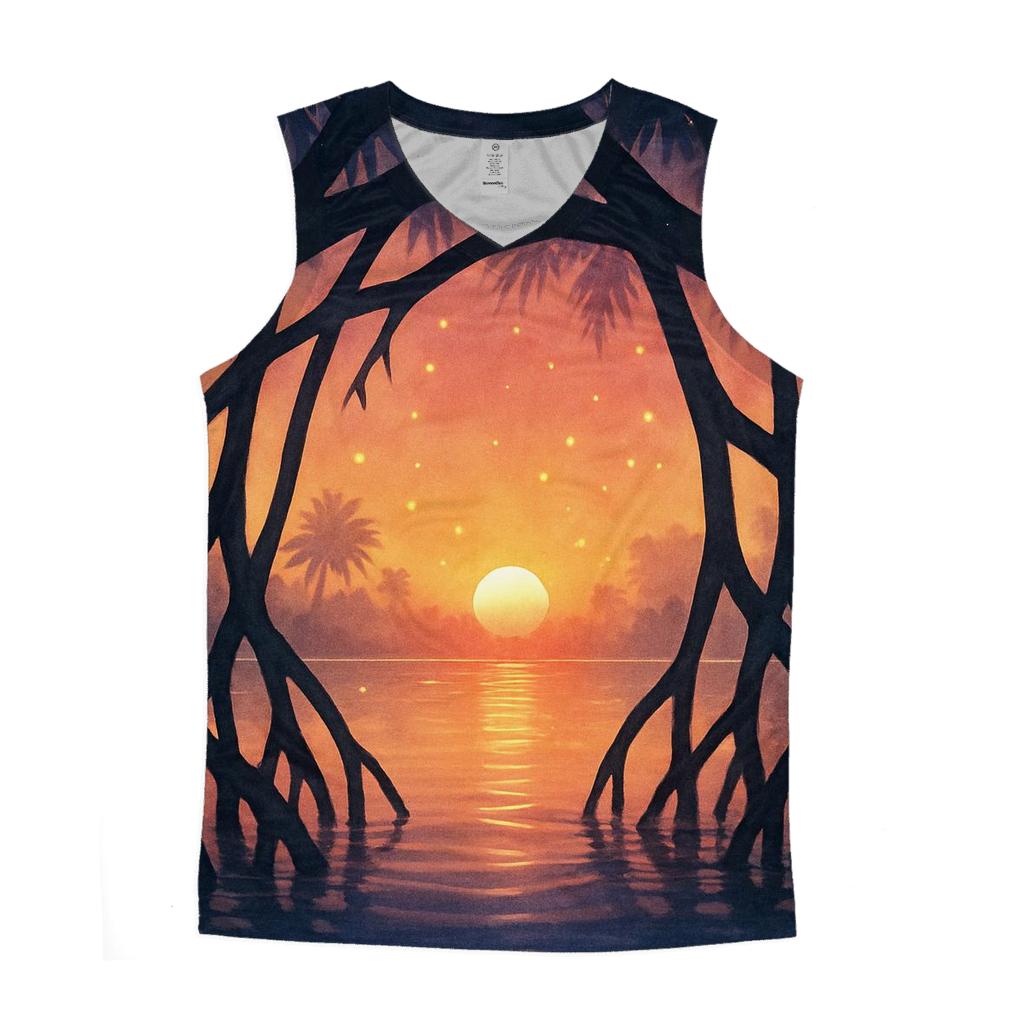 Mangrove Ember Lagoon stylish racerback tanks