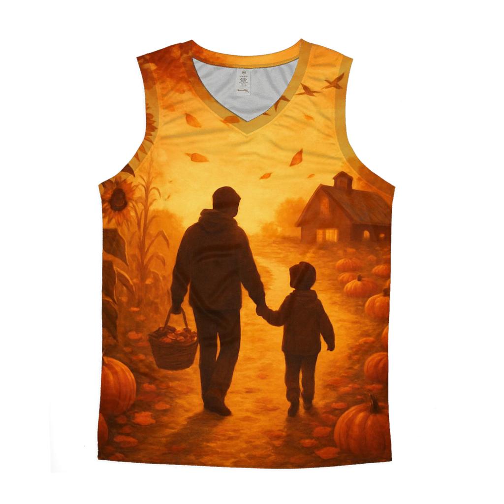 Pumpkin Patch Sunset Gratitude Walk custom tank tops