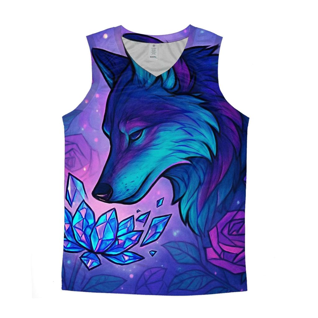 Garden Of Shattered Petals Wolf sports performance tank tops