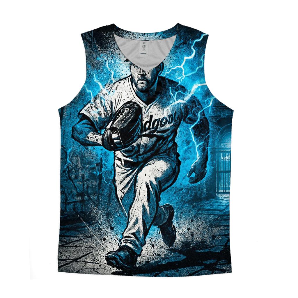 Graffiti Alley Bullpen Surge personalized athletic tanks