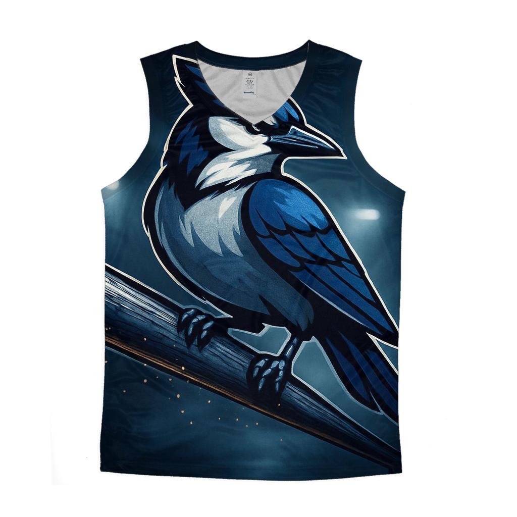 Blue Jays Bat Perch In Cool Steel Light cotton sleeveless tops